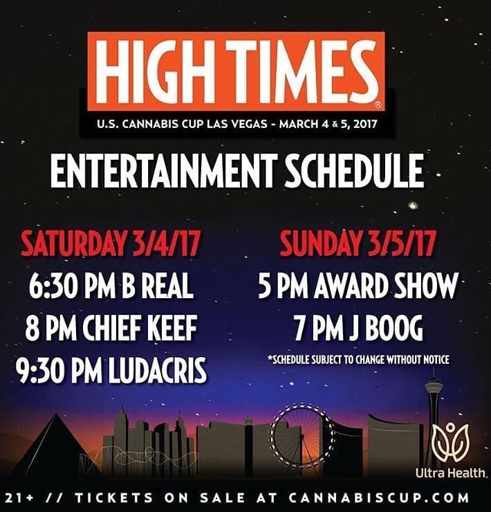 High Times Cannabis Cup Las Vegas Performers