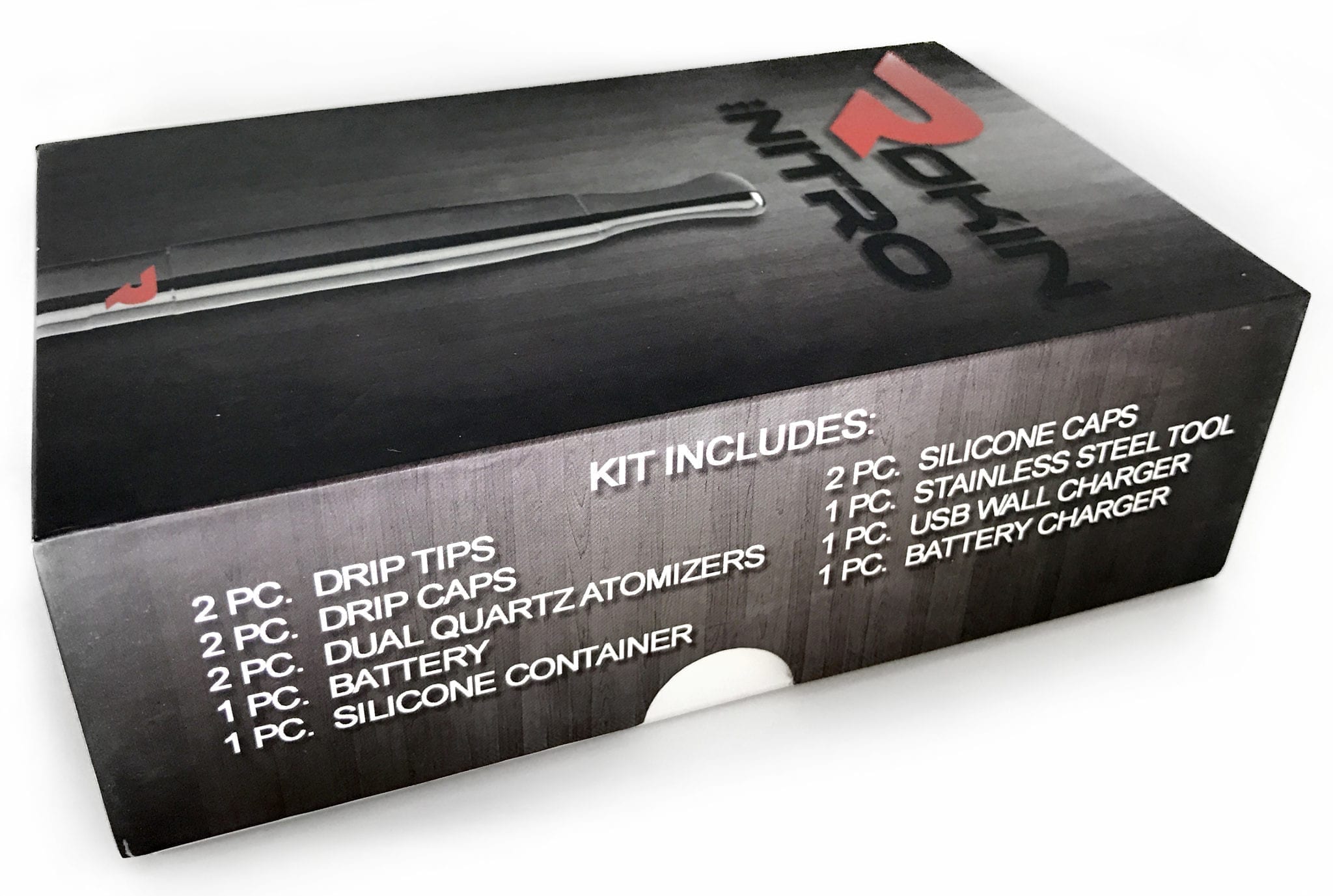 Contents Of The Rokin Nitro Vaporizer Kit