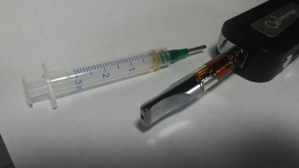 syringe tip for vaping