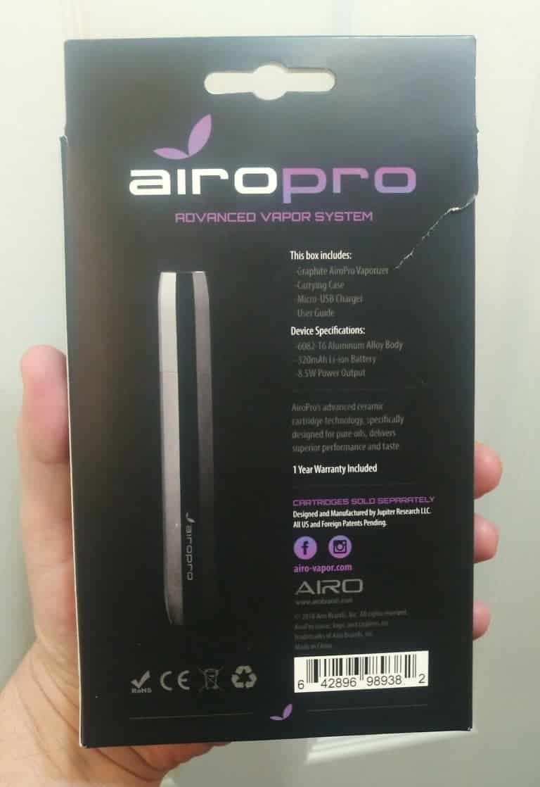 AiroPro Review Great Vape Pen and Cartridges are Strong