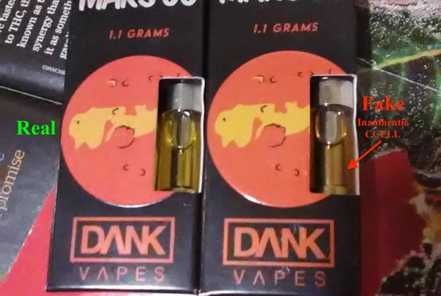 Fake Dank Vapes Carts New Packaging, Updated April 2019