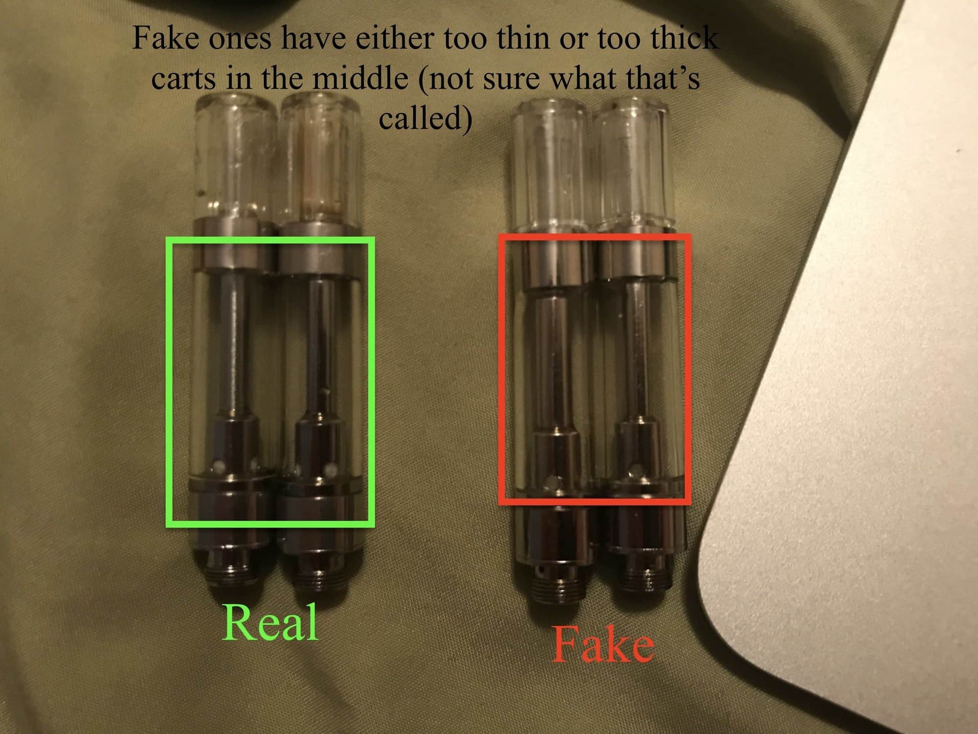 fake ccell cartridges