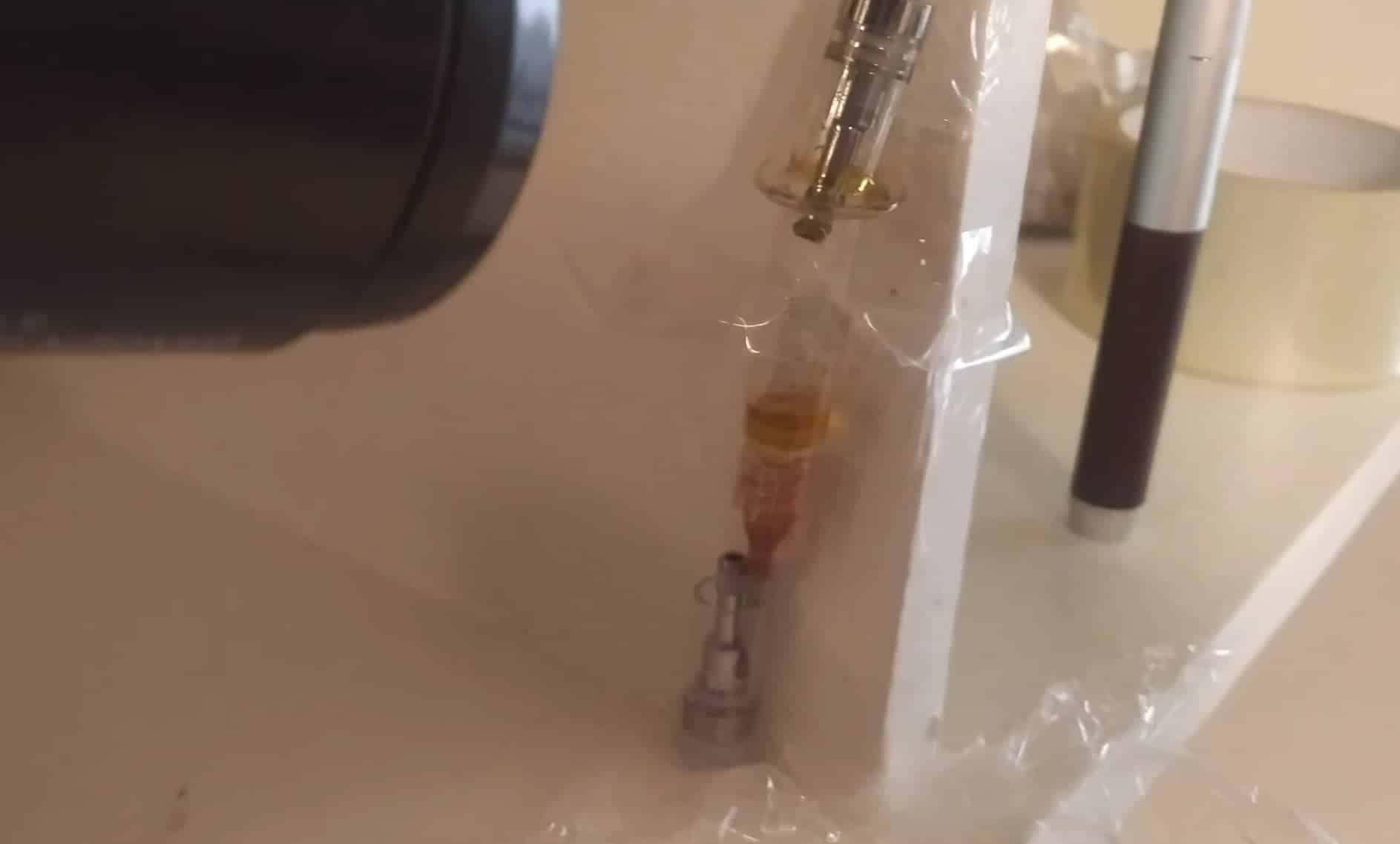 how to transfer oil from cartridge