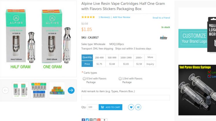 Fake Alpine Vapor Carts Packaging Spotted Online DabConnection