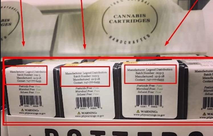 legitimate cartridge packaging example