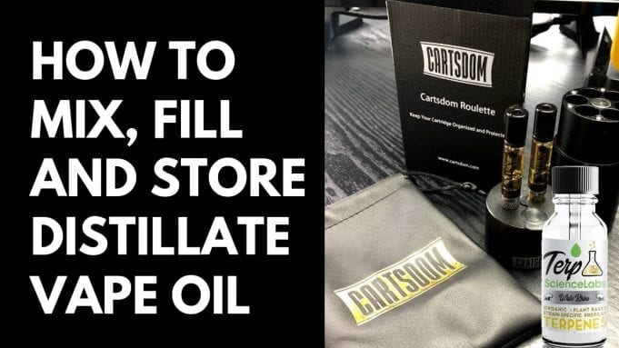 mix fill and store vape oil