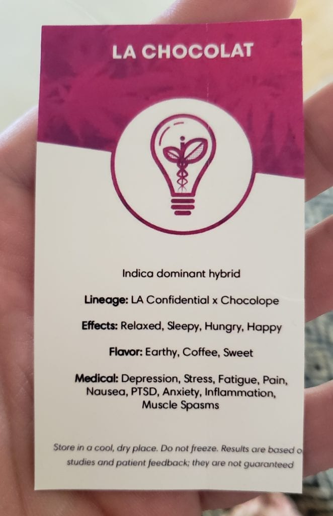 la chocolat strain information