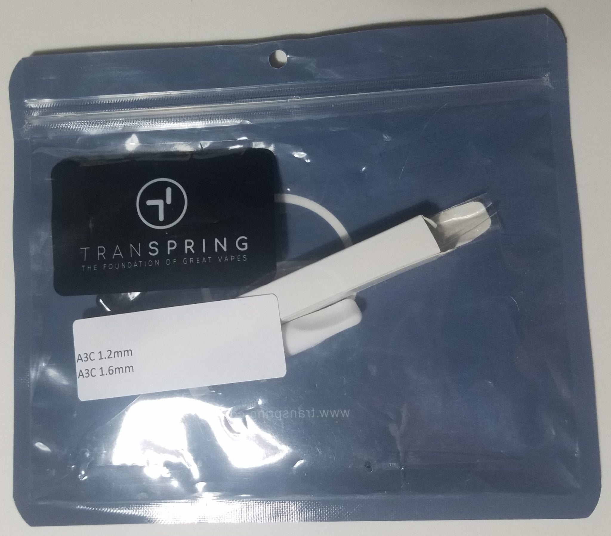 Transpring external package front