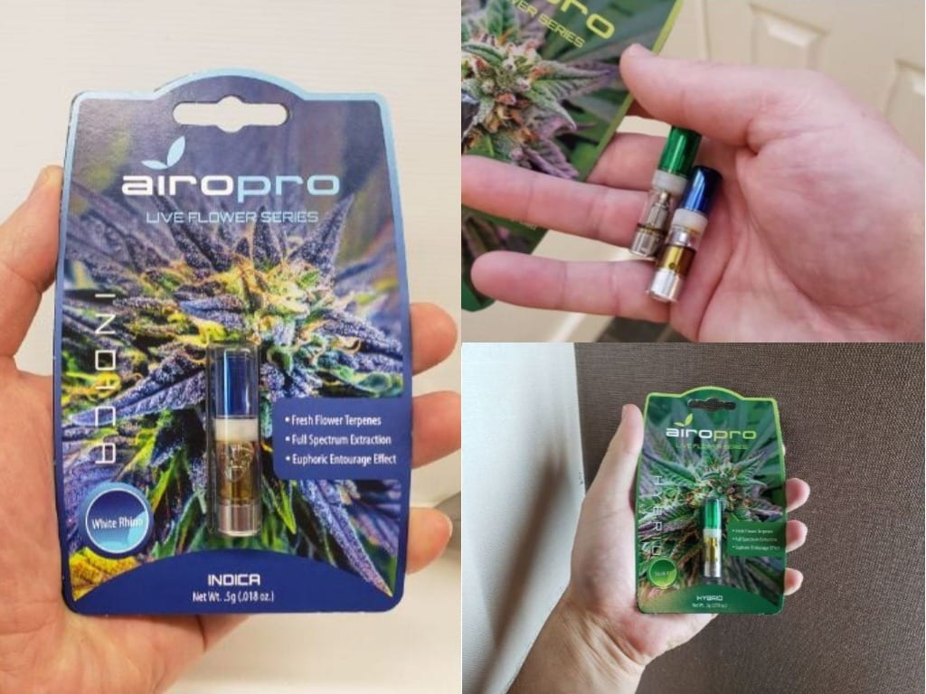 Airo Pro Live Flower Series Best Tasting Cartridges DabConnection