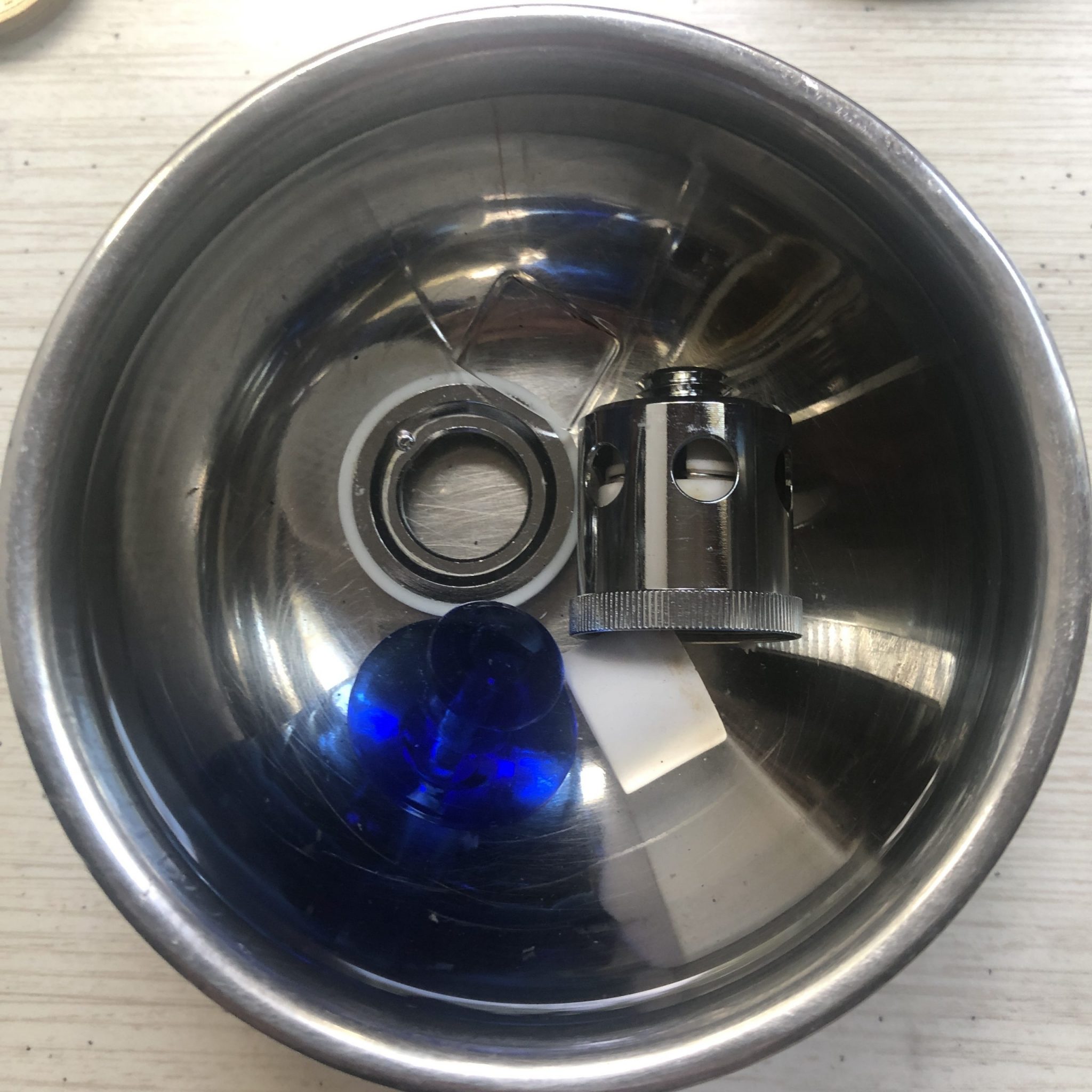 cleaning a rig