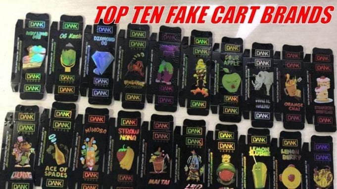 most popular fake carts on the market, by distribution
