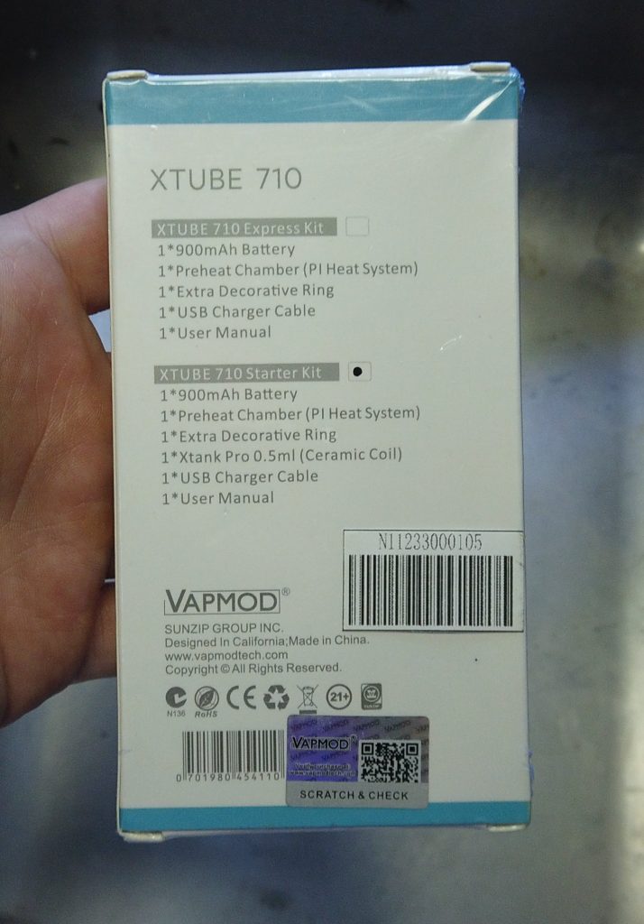 XTube 710 battery box specs