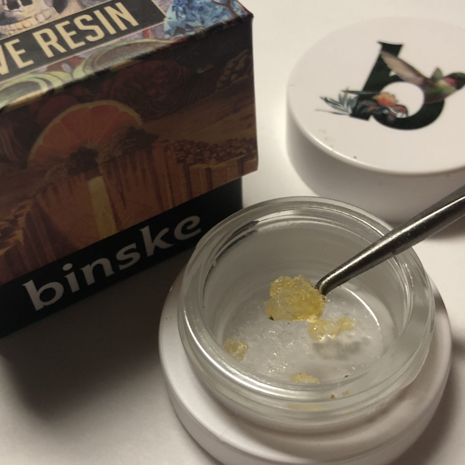 Binske Live Resin Review Potent and Great Tasting Diamonds
