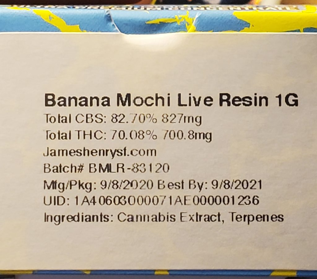 synergy banana mochi details