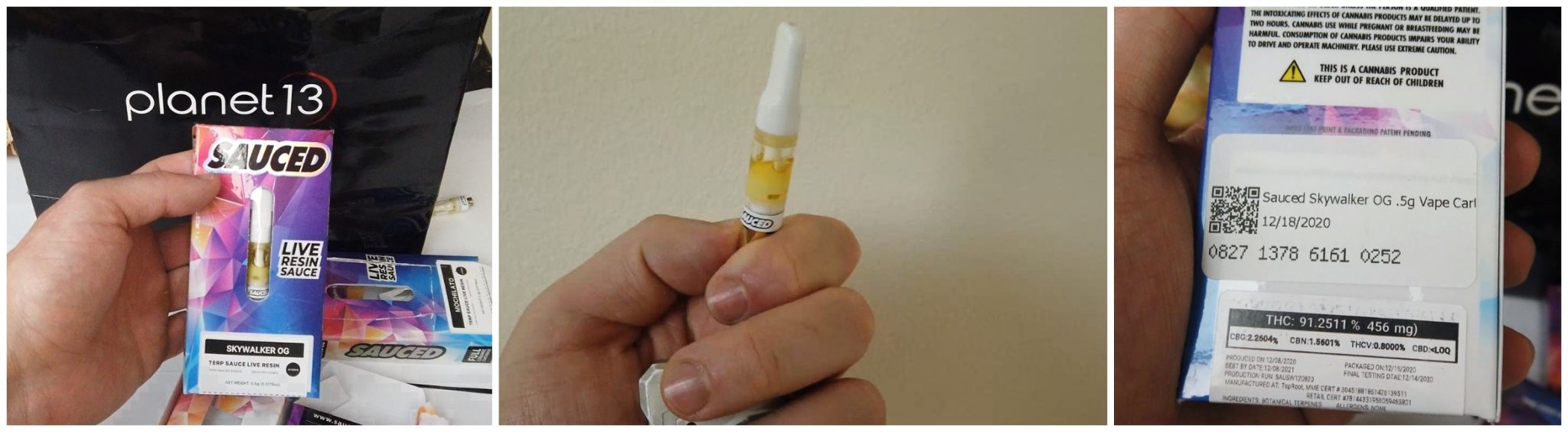 Sauced Carts Review Excellent Taste and Strenght