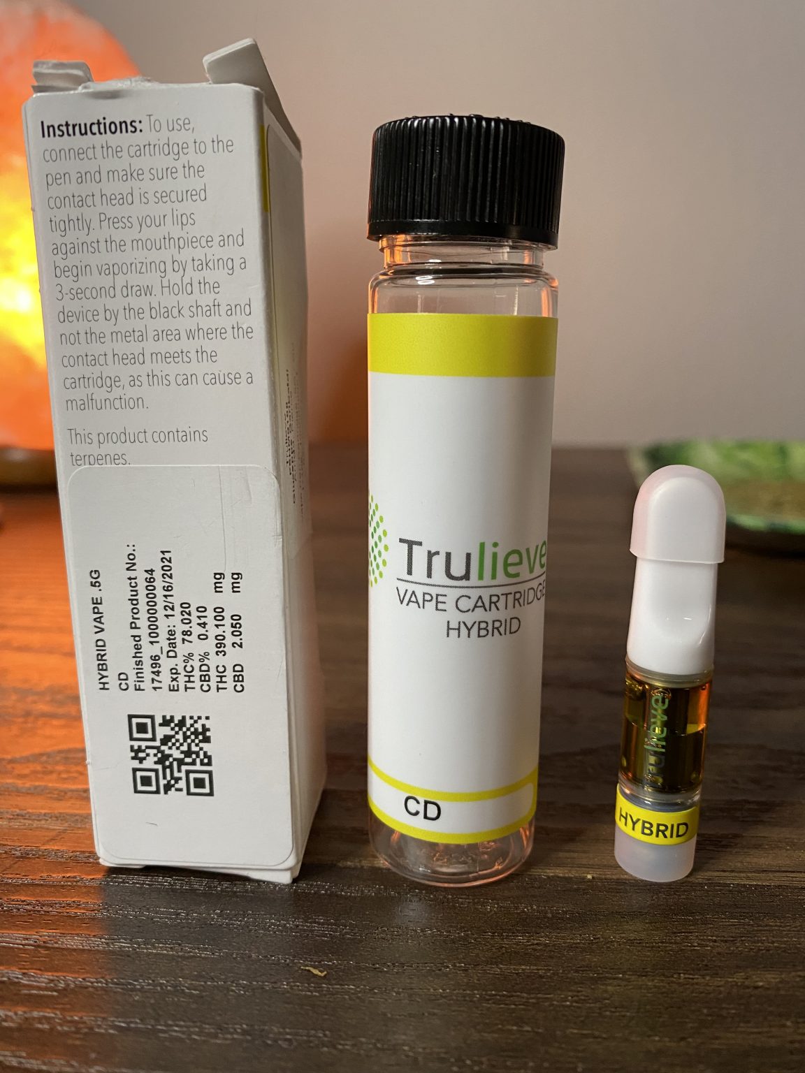Trulieve Vape Cartridge Review Good Taste/Smell But a Little Overpriced