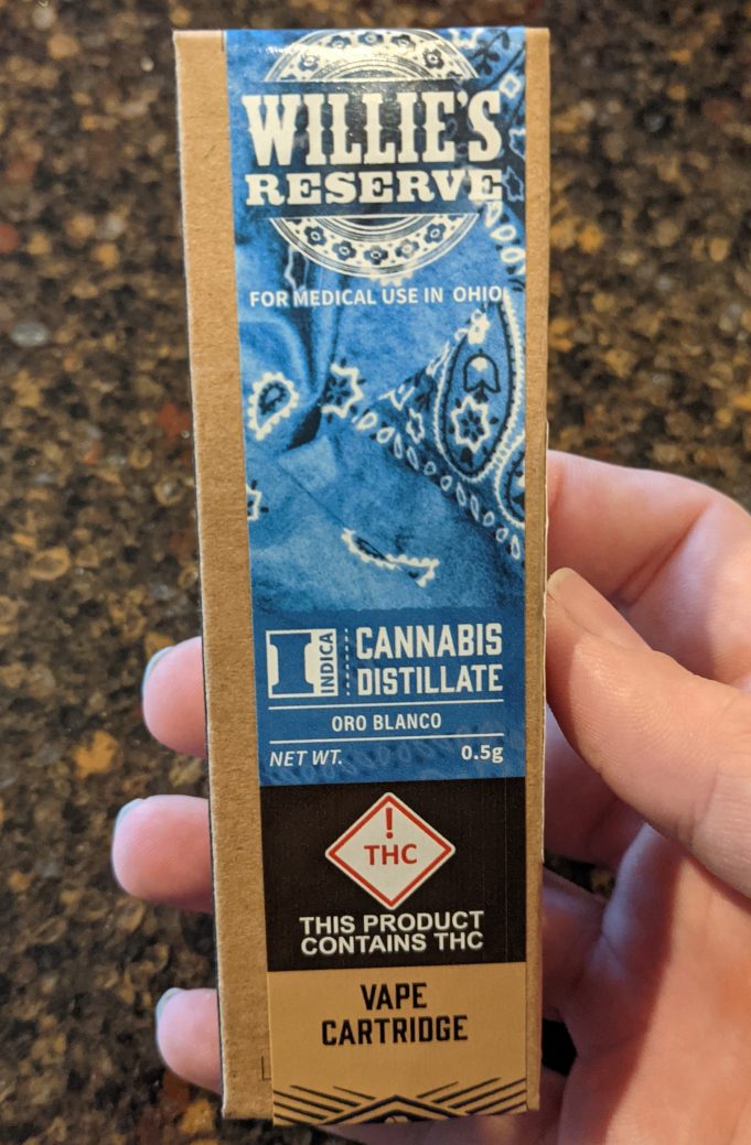 Willie’s Reserve Vape Cart Review Convenient and Decently Flavored