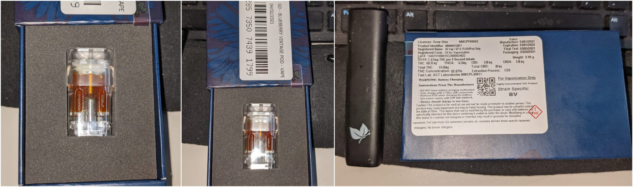 Boxes & Bins Home & Living for Luster Pods Circular Plywood Vape Cart