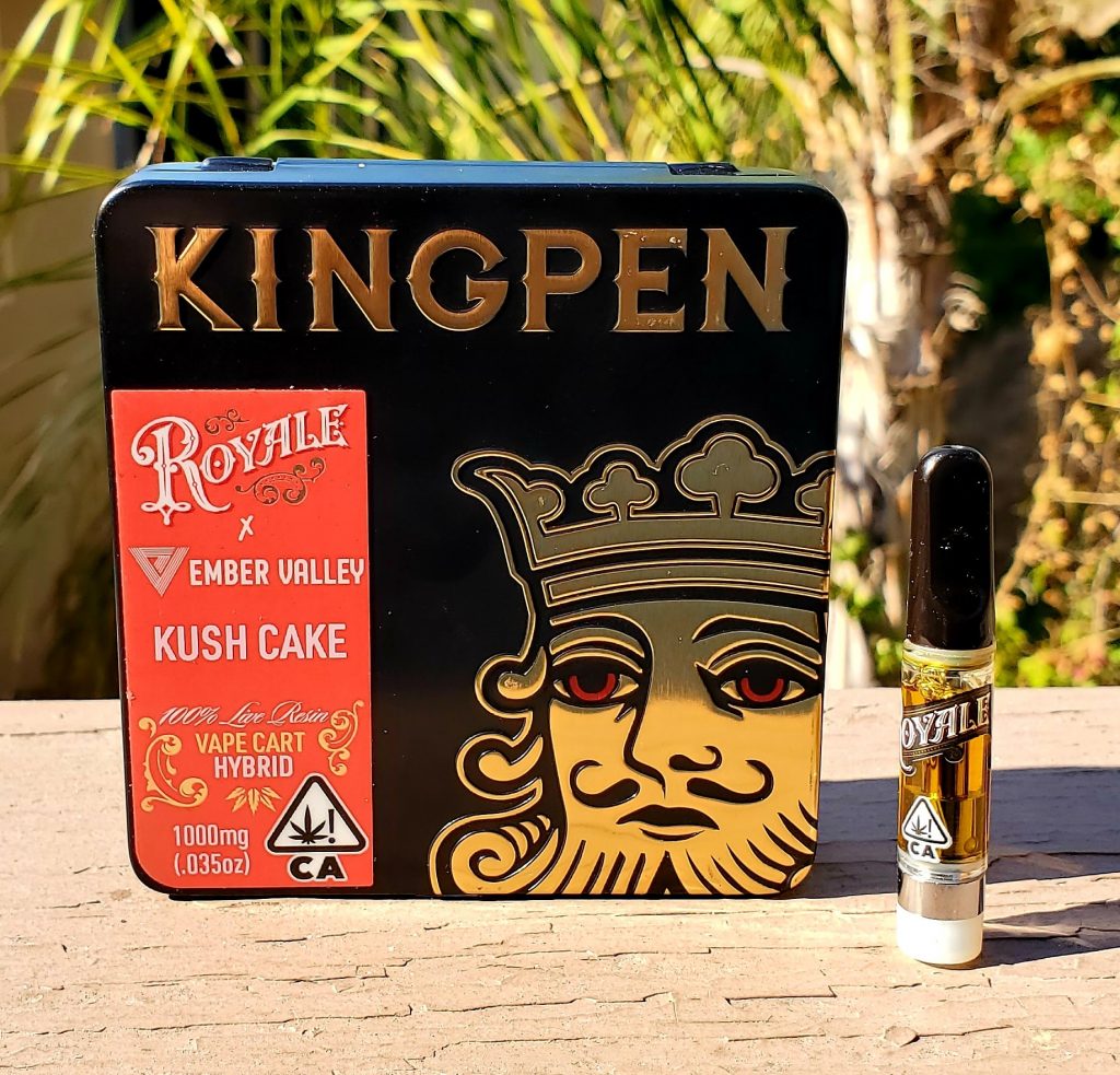 Kingpen Royale Live Resin Cartridge Review Delicious and Potent