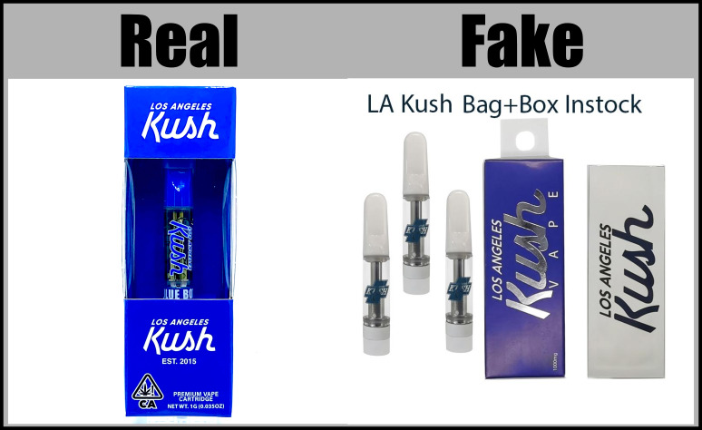 real vs fake LA Kush