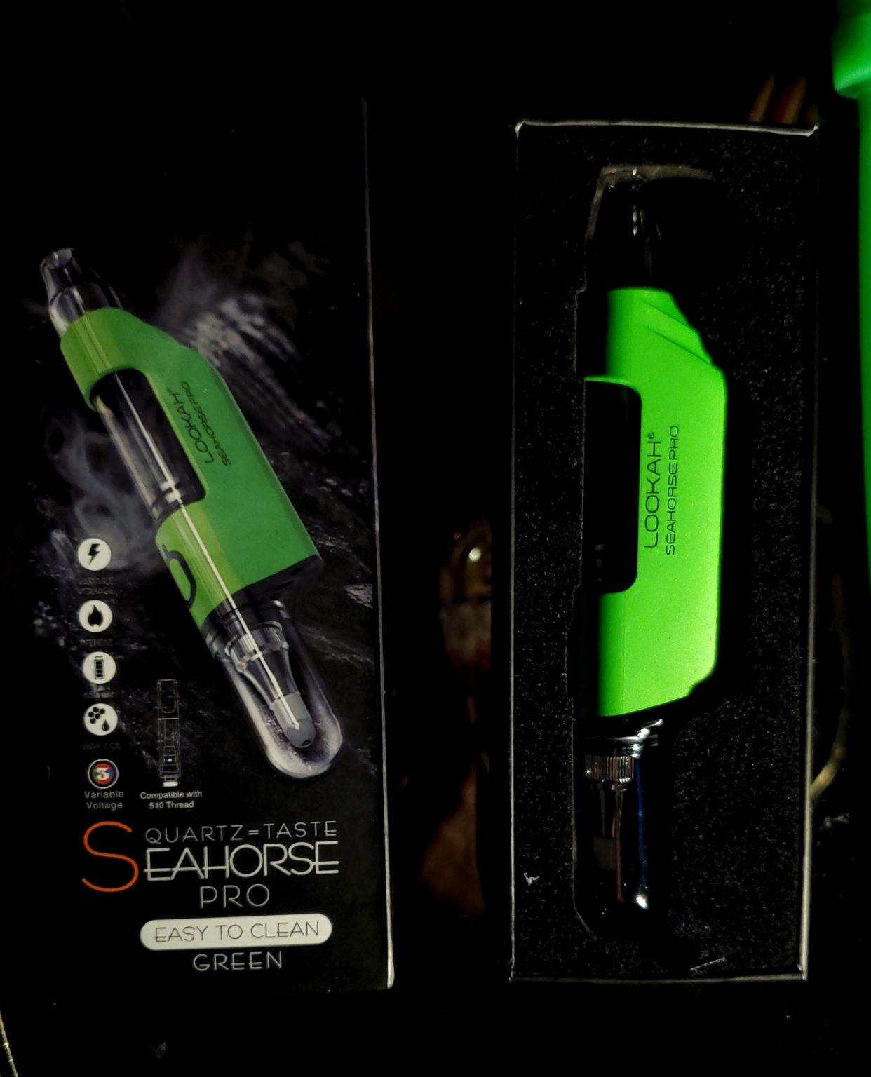 Lookah Seahorse Pro Flashing Yellow Light - 4mrgimh