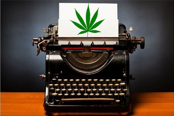 cannabis typewriter
