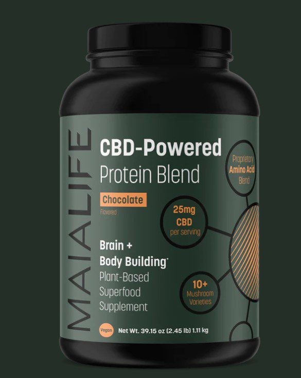 maialife cbd protein bottle