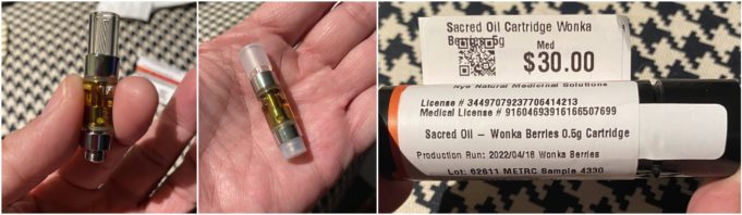 sacred oil cart review