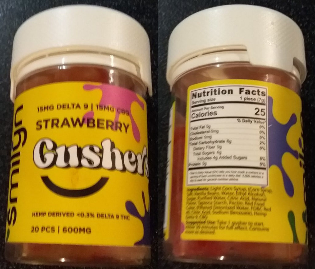 Smilyn-Strawberry-Gushers-label